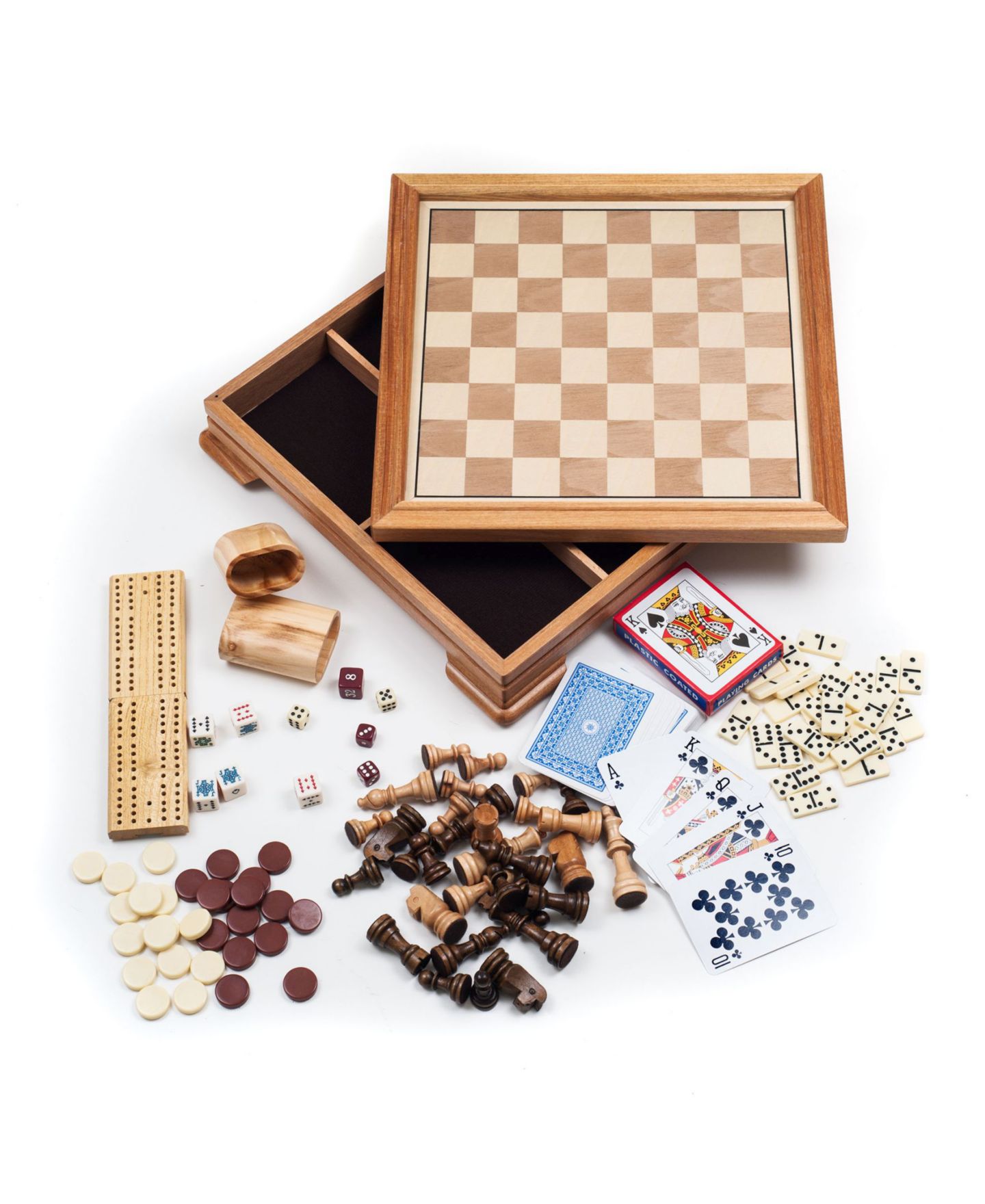 Детские настольные игры Trademark Global 7-In-1 Classic Board Game Set, Ages 3+ — фото 1