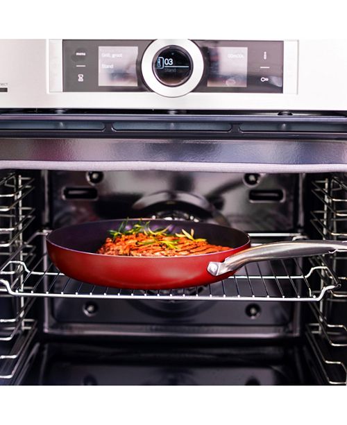 Blue Diamond Red Diamond Ceramic Nonstick 10-Pc. Cookware Set & Reviews - Cookware Sets - Macy's