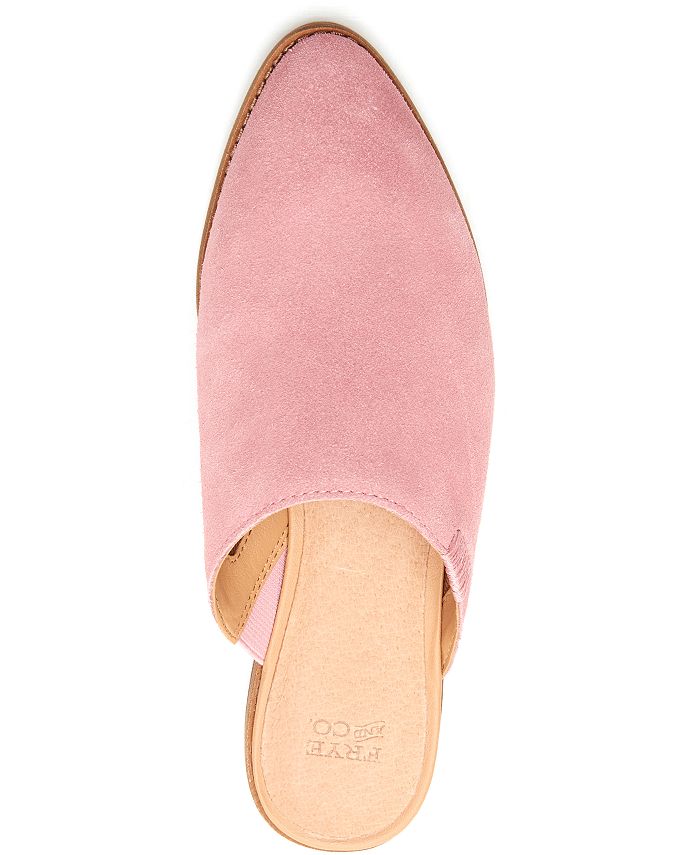 frye mules flat