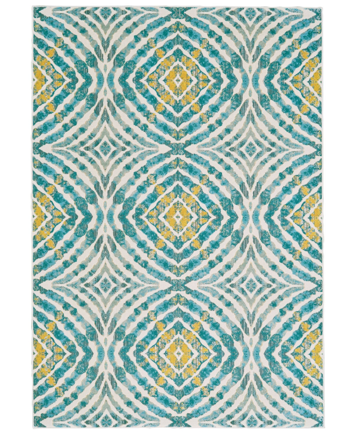Feizy Mara R3469 Teal 10'2in x 13'9in Area Rug - Teal
