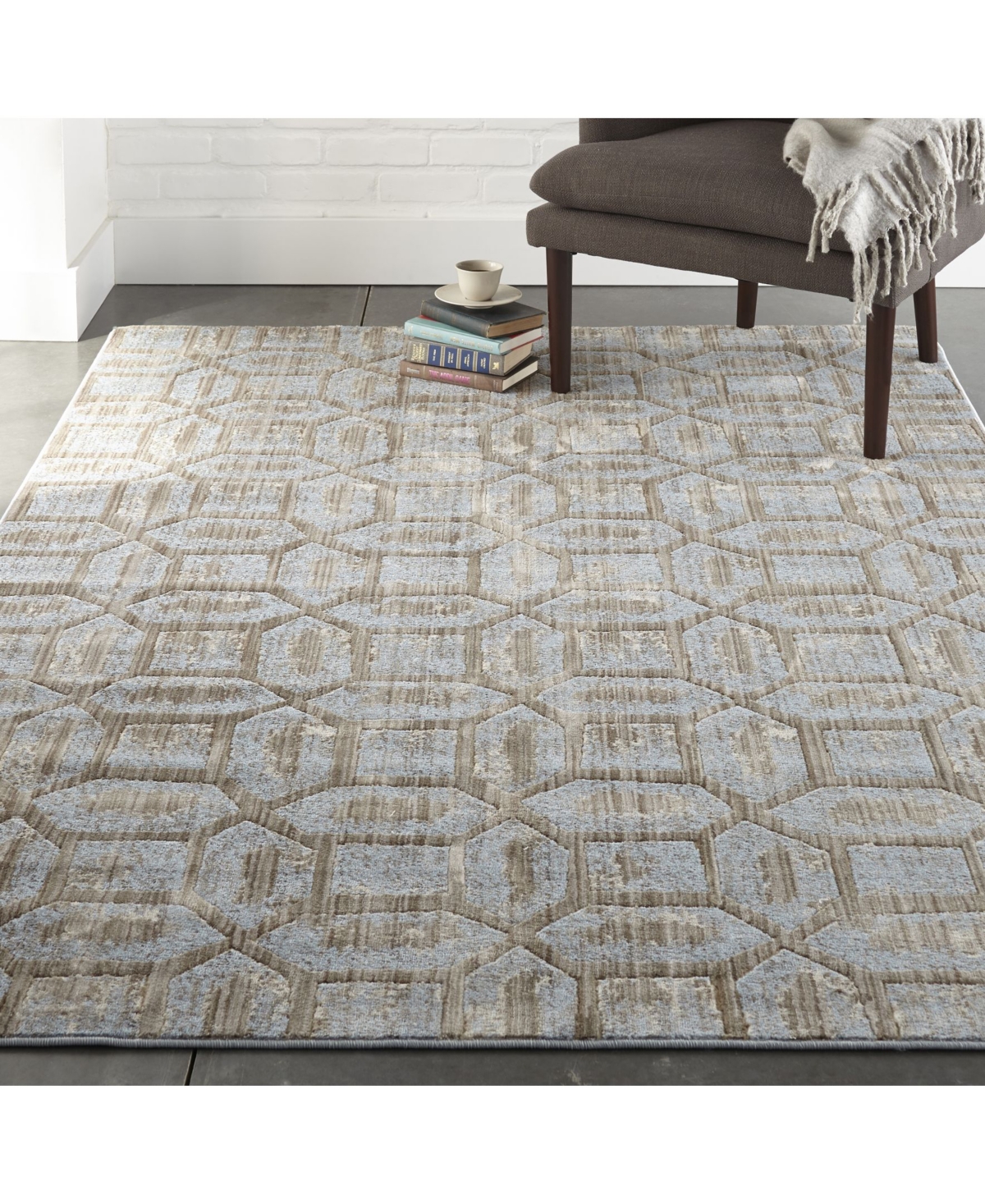 Feizy Milton R3472 White Rug