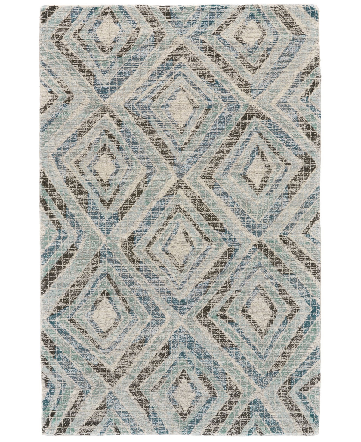 Feizy Anastasia R8448 Blue 5' x 8' Area Rug - Blue