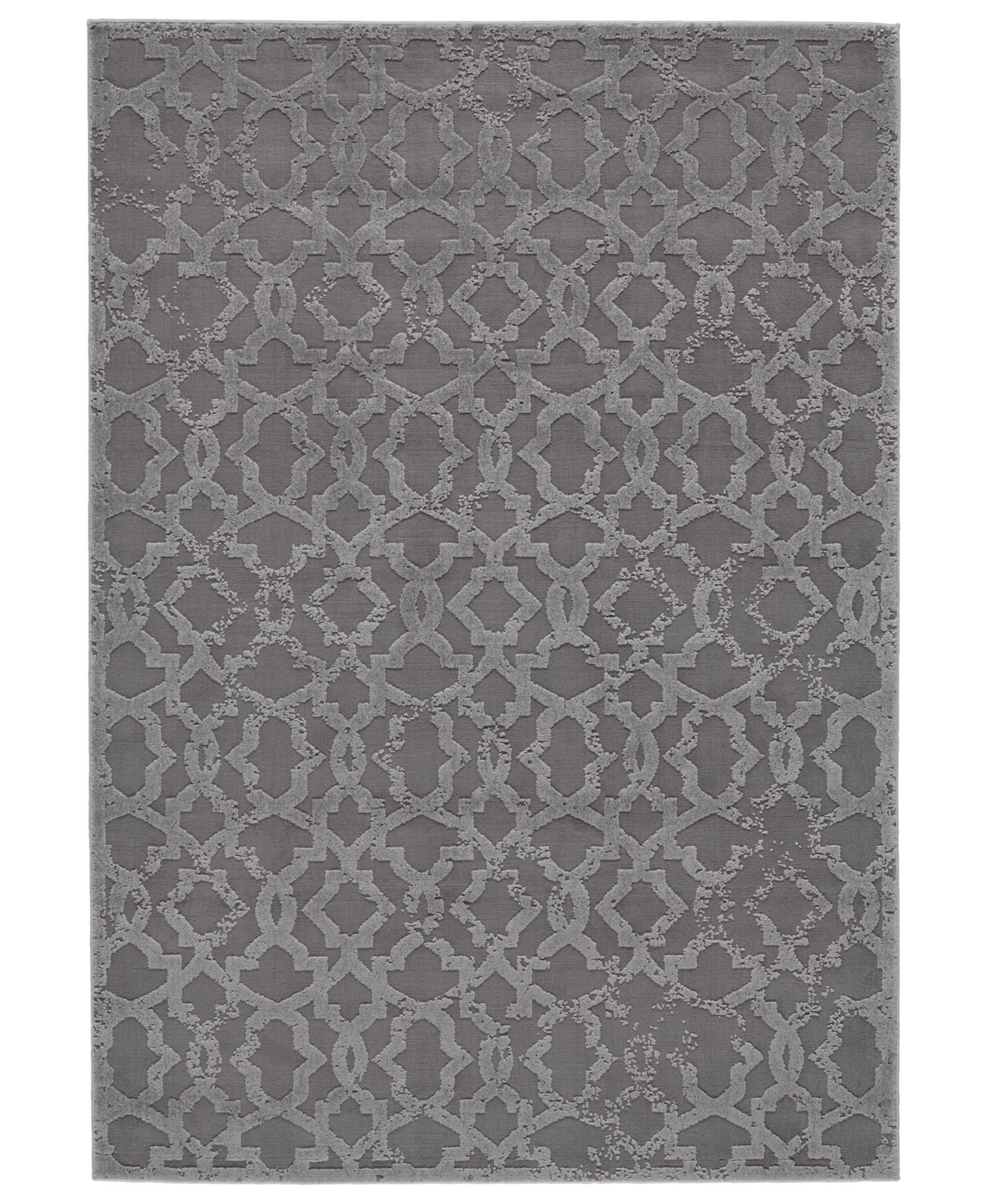 Feizy Abigail R3675 Silver 10' x 13'2in Area Rug - Silver