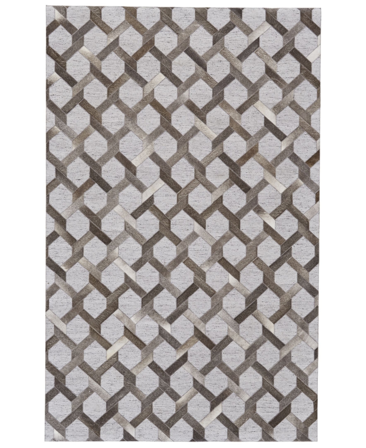 Feizy Lainey R0752 Slate 9'6in x 13'6in Area Rug - Steel