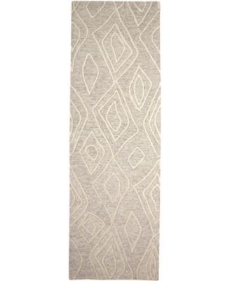 Enzo R8738 Ivory 2'6" x 8' Runner Rug