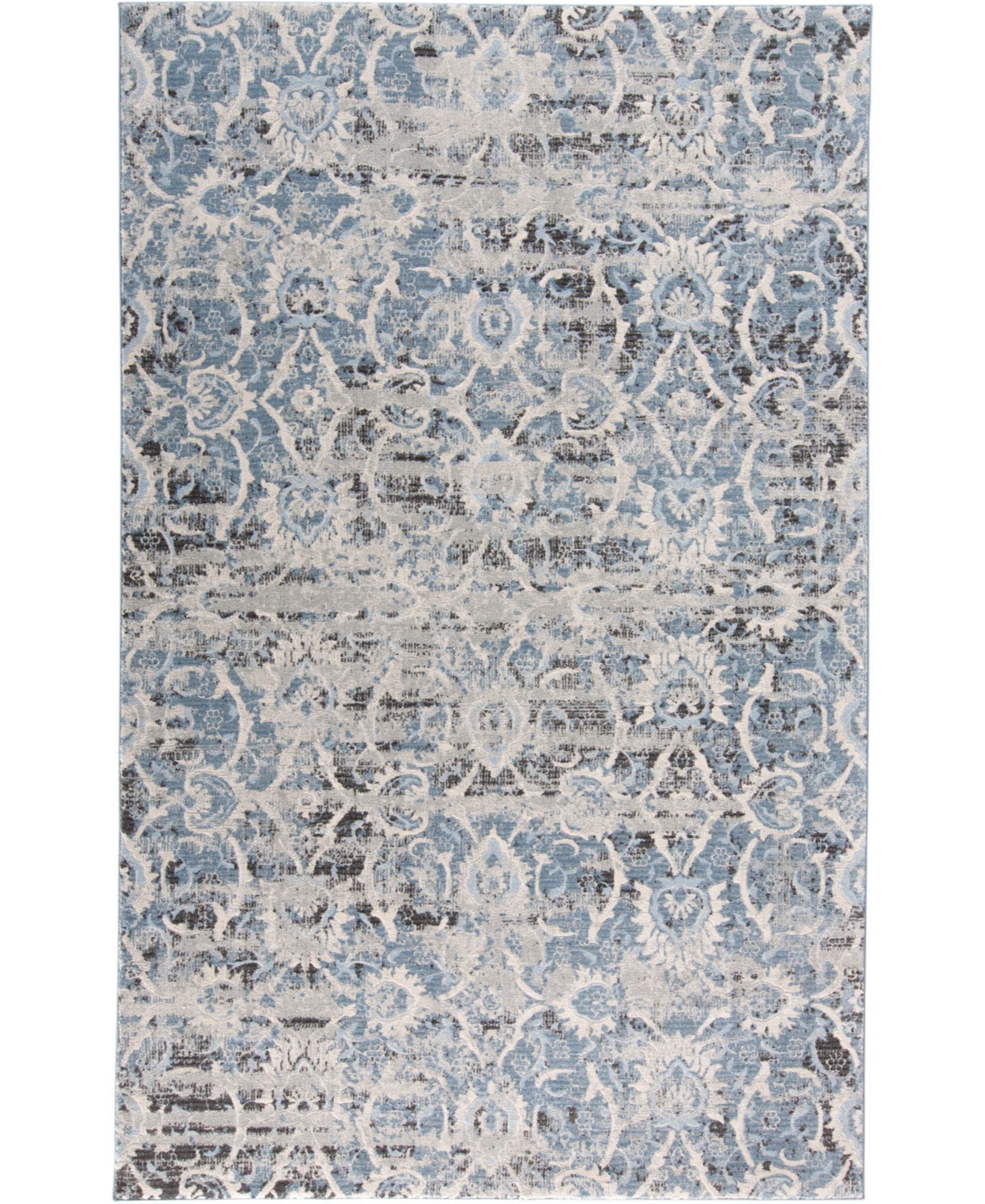 Feizy Millie R3901 Blue 6'7in x 9'6in Area Rug - Blue