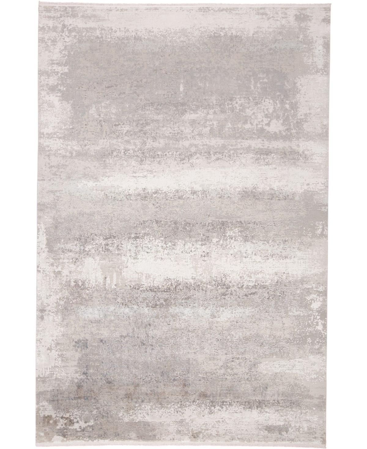 Feizy Rayne R3888 Silver 3'1in x 5' Area Rug - Light Gray