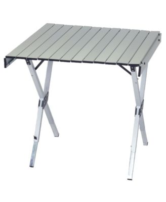 Aluminum Aluminum Expandable Roll Top Table