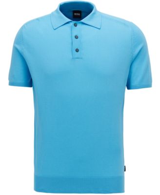 Hugo Boss Men's Ipaolo Turquoise Polo Shirt 