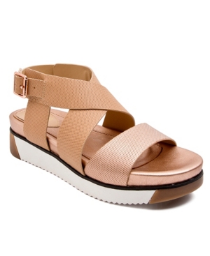 image of Jane And The Shoe Harper Treaded Footbed Sandals Women-s Shoes