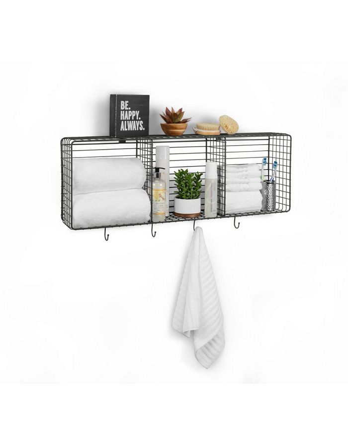 Spectrum Vintagelike Living Wall Mount Triple Storage Cube & Reviews