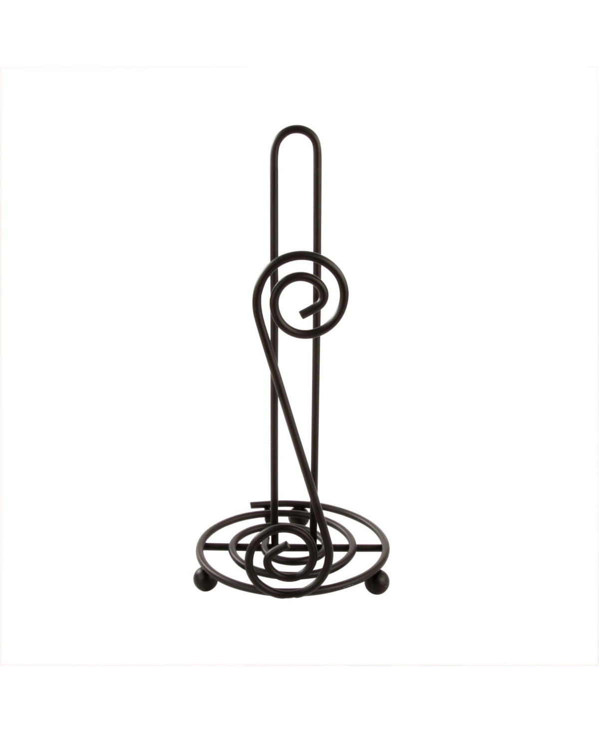 Scroll Paper Towel Holder - Black