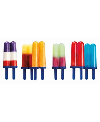 NEW Tovolo Set of 4 Twin Pop Molds - Create Healthy Frozen Treats Popsicles