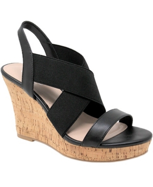 image of Charles by Charles David Lupita Platform Wedge Sandals Women-s Shoes