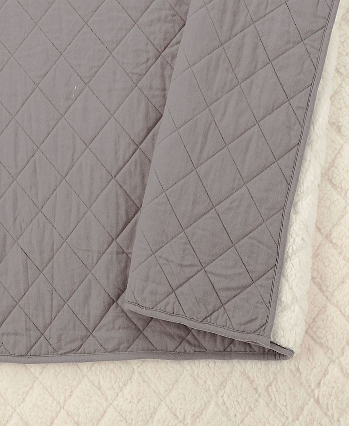Modern Heirloom Sherpa Lined Flannel Full/Queen Quilt Set & Reviews ...