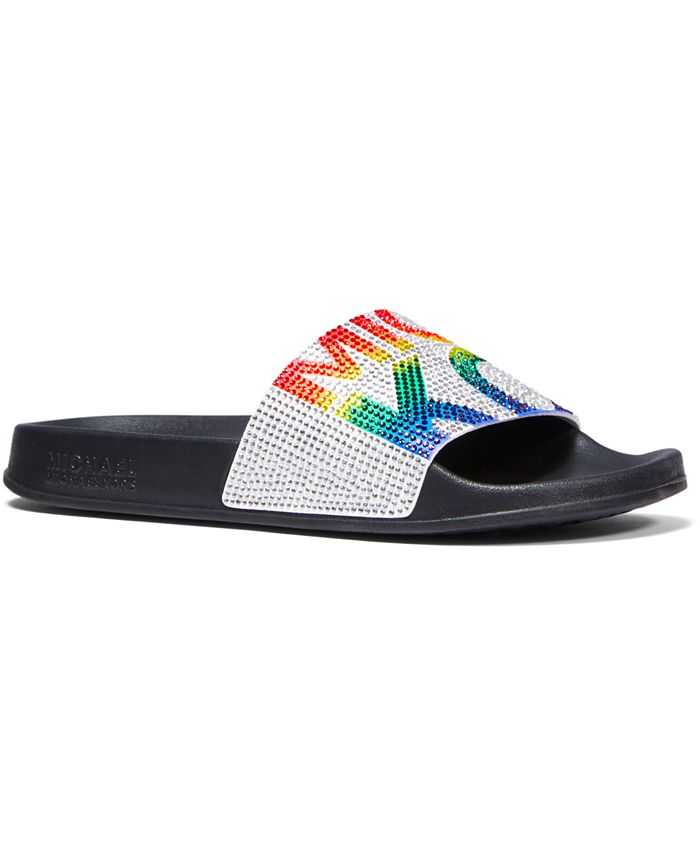 Michael michael kors women's clearance gilmore pool slide sandals