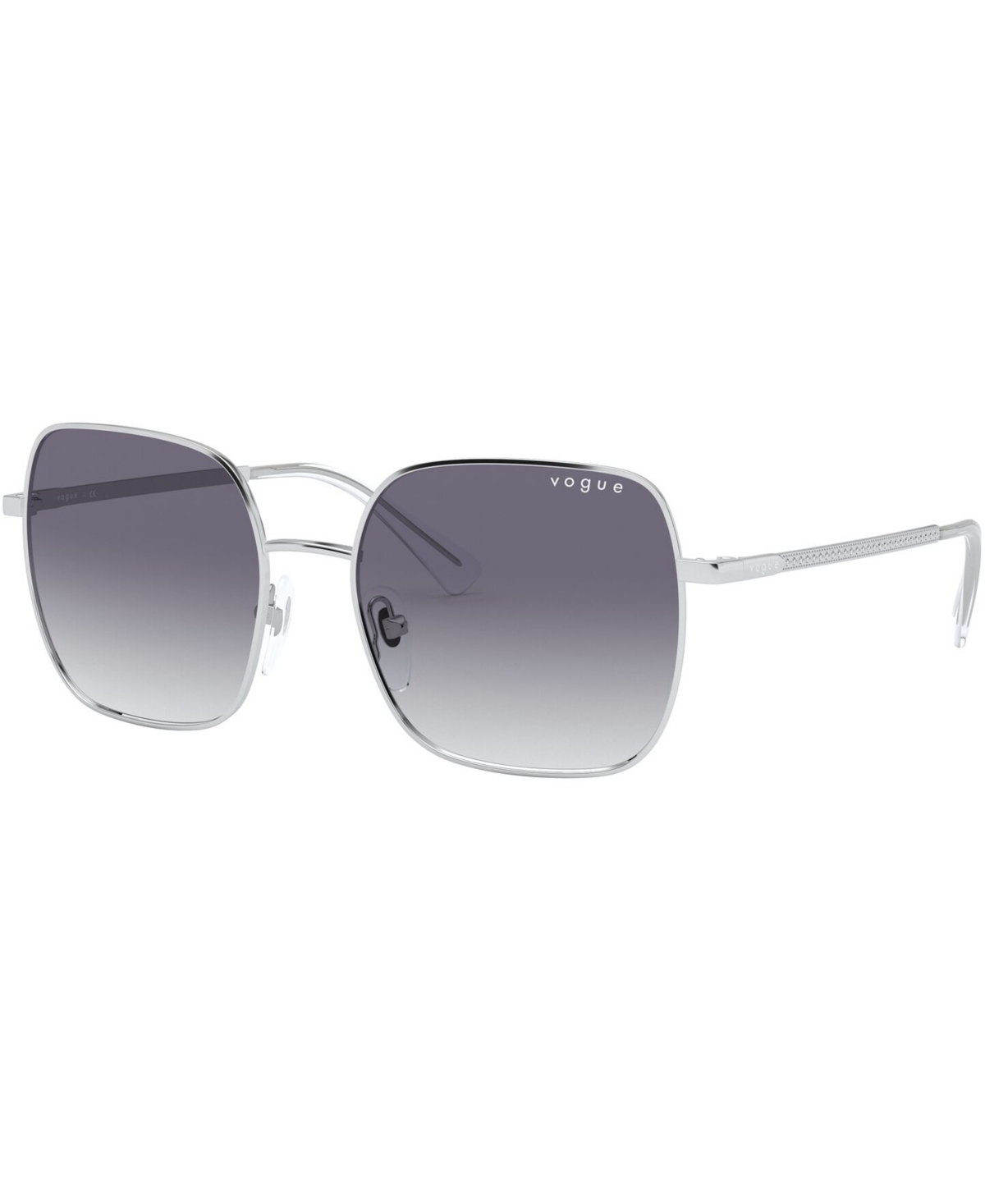 Vogue Eyewear Sunglasses, Vo 4175sb In Silver,clear Gradient Blue