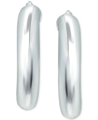 Giani Bernini Polished Hoop Earrings, Created for Macy's
