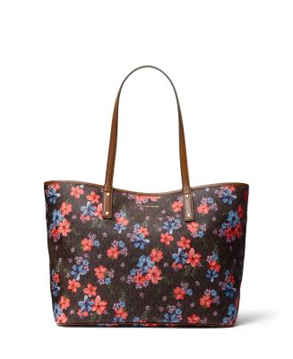Michael Kors Carter Large Signature Floral Tote & Reviews - Handbags ...