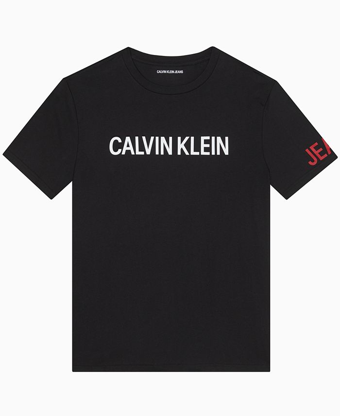 Calvin Klein Men's Traveling Logo Graphic T-Shirt & Reviews - T-Shirts ...