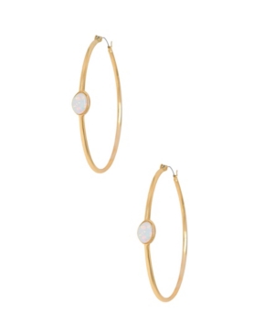 image of Ettika Opal Hoop Earrings