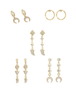 image of Ettika Weekday Earring, Set of 5