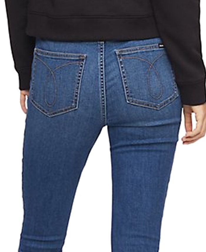 calvin klein jeans high rise skinny