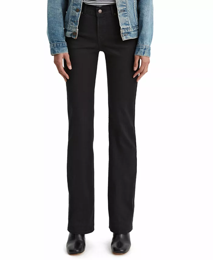 Women's Casual Classic Mid-Rise Bootcut Jeans - thumbnail 4