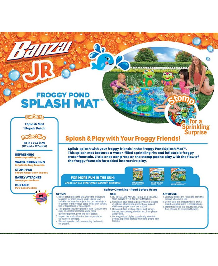 froggy splash mat