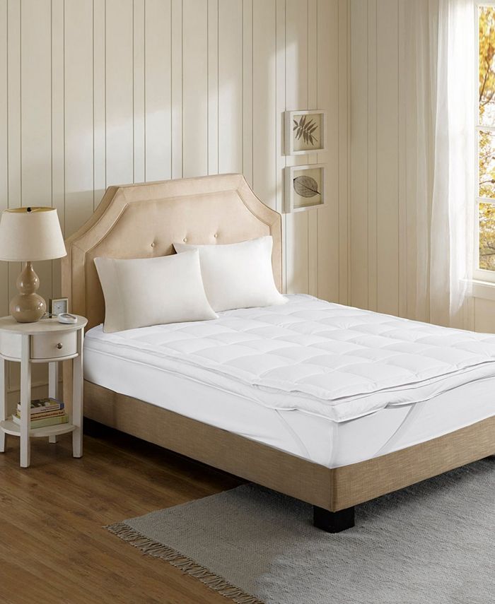 UNIKOME Quality Goose Feather Mattress Topper, King Size Macy's