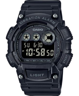 Casio Men S Digital Blackout Black Resin Strap Watch 36 8mm Reviews Watches Jewelry Watches Macy S