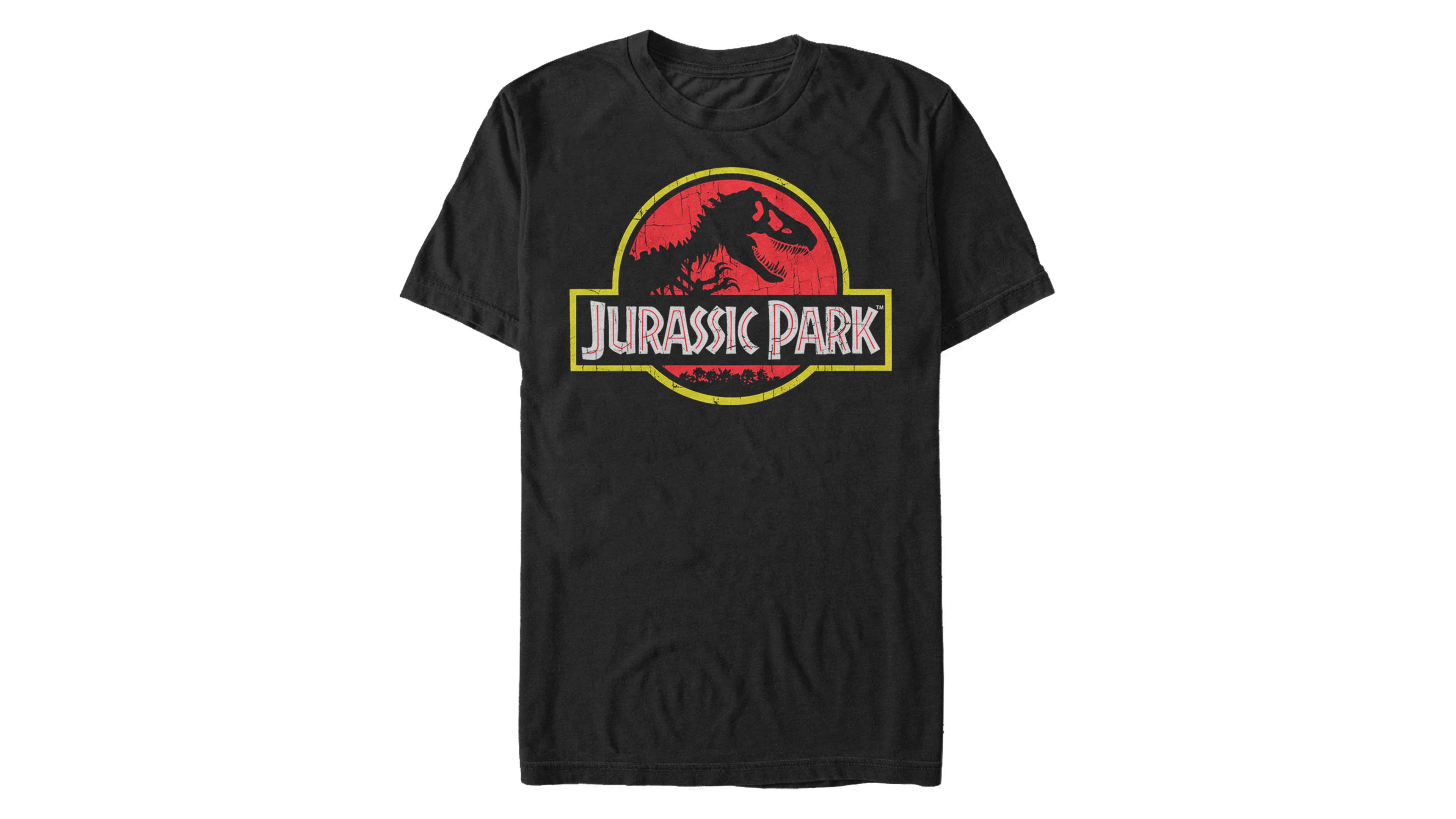 Fifth Sun Men's Jurassic Park Classic Original Logo Short Sleeve T-shirt