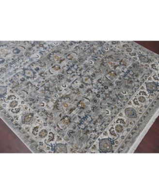 Arcadia ARC-2 Gray/Ivory 7'1" x 10' Area Rug