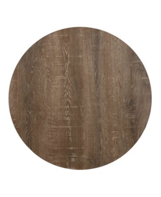 Household Essential Round Coffee Table With Frame