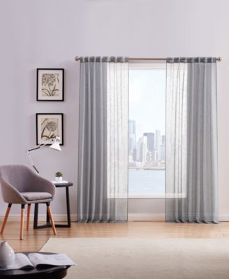 Truly Soft - Sheer Grey Window Curtain