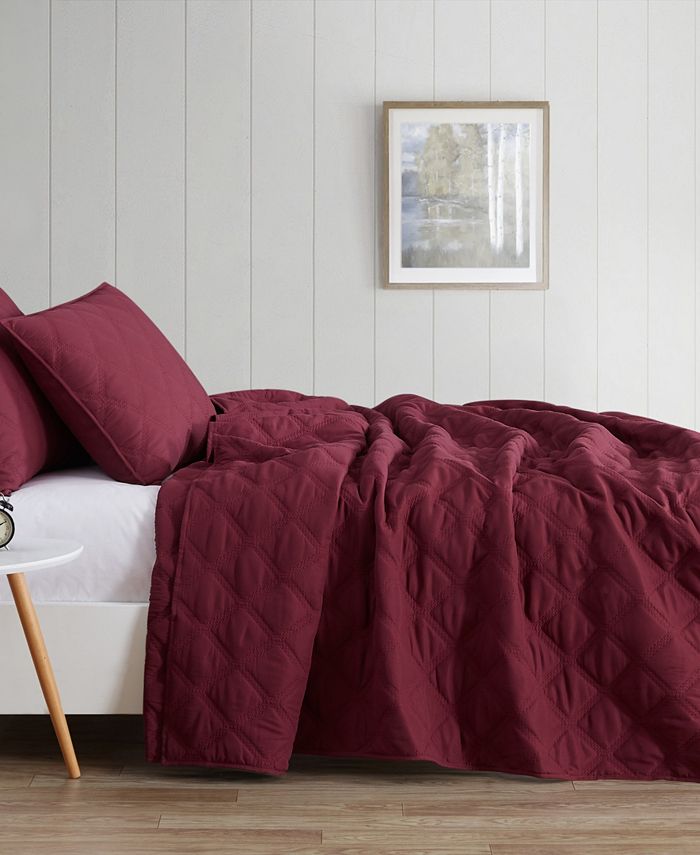 Truly Soft Everyday 3D Puff Twin XL Quilt Set & Reviews Quilts