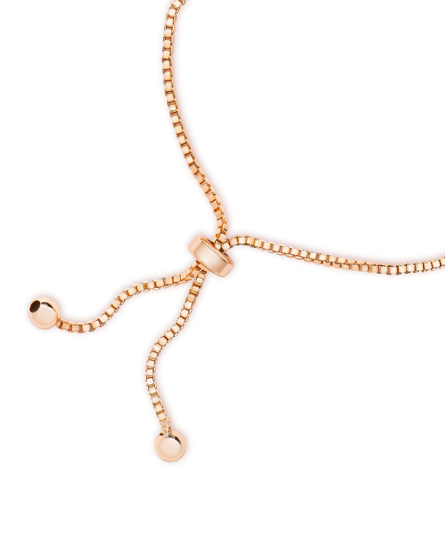 Diamond Accent San Marco Link Bolo Adjustable Bracelet in Silver Plate, Gold Plate or Rose Gold Plate