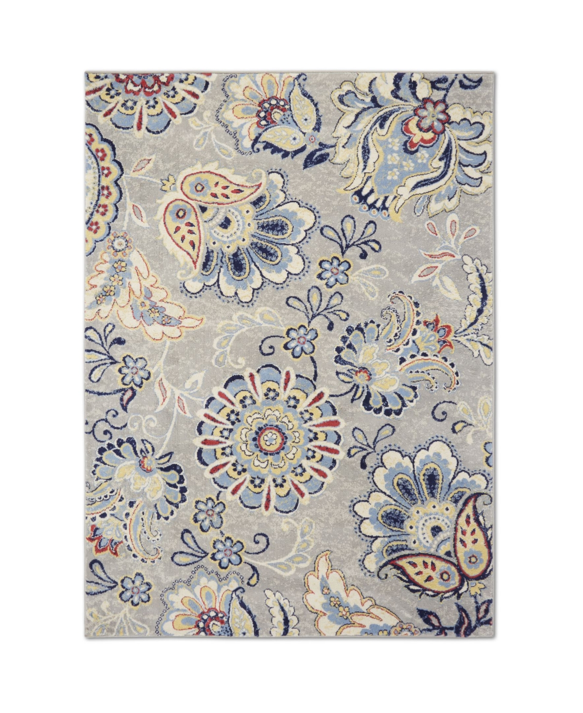 Global Rug Designs Haven Hav08 7'10in x 10'5in Area Rug - Gray