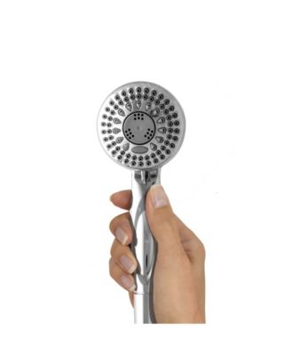 Waterpik TRS-523E/553E Combo Fixed Mount, Hand Held Metal Face 5 Mode Shower Head