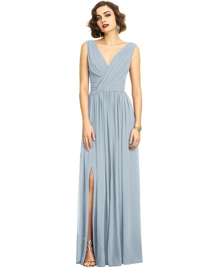 Dessy Collection - Shirred Chiffon Gown