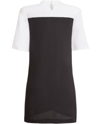 BCBGMAXAZRIA Colorblocked Shift Dress - Macy's