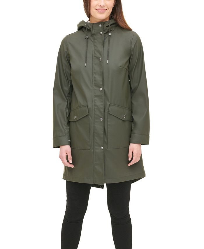 Levi's Midweight Rubberized Rain Fishtail Parka Jacket Macy's