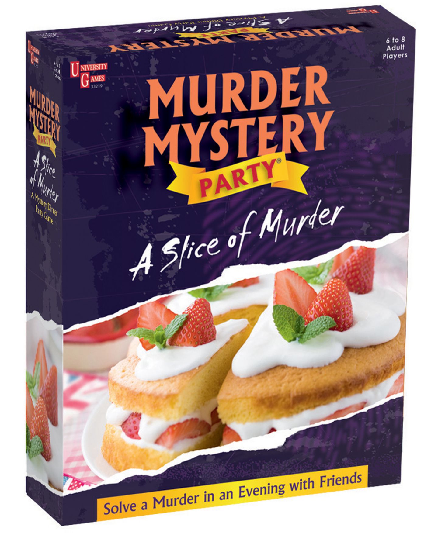 Детская настольная игра University Games A Slice of Murder Mystery Party Board Game, от 16 лет — фото 1