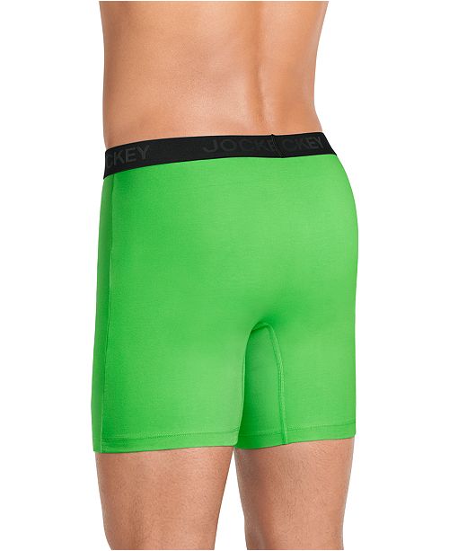 Jockey Men's Flex 365 Printed Stretch Boxer Briefs & Reviews