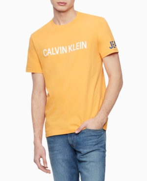 Calvin Klein Jeans Men's Traveling Logo Graphic T-Shirt