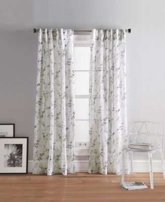 dkny curtains with buttons