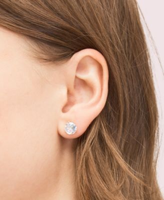 BRILLIANT STATEMENTS TRIO PRONG STUDSCLEAR/SILV