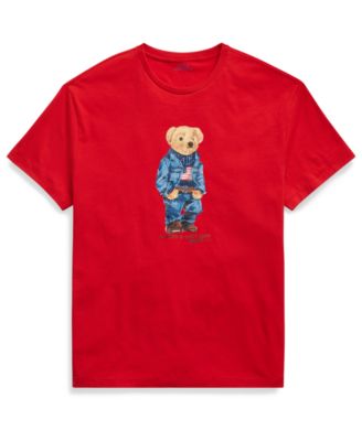 men polo bear shirt