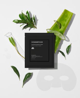 Men's Revitalizing Hydrogel Facial Sheet Mask Set, 5 masks x 18g (0.63 oz)