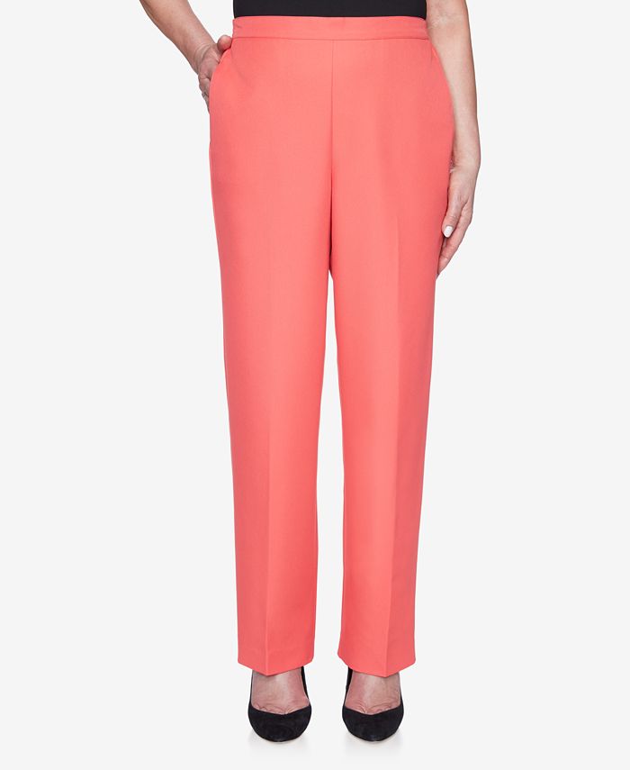 Alfred Dunner Women's Missy Look On The Brightside Proportioned Medium Pant  & Reviews - Pants & Capris - Women - Macy's
